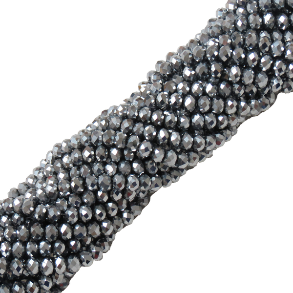 Rondelles-Comet Argent; 6mm