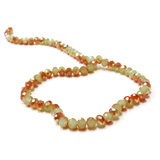 Rondelle-Two Toned Sand Opaque; 8mm