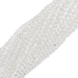 Crystal Clear Rondelle; 1 strand