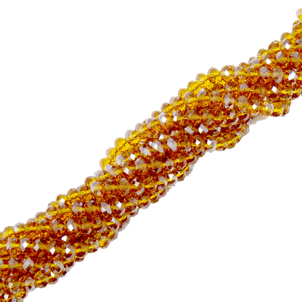 Rondelles- Light Topaz