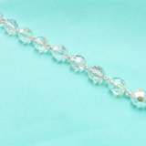 Rosary Chain, Silver/Crystal Ab-8mm; 1foot