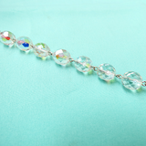 10mm Crystal AB Rosary Chain- 1 foot