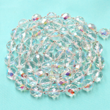 10mm Crystal AB Rosary Chain- 1 foot