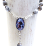 8mm Mother Theresa Camandula Italian Rosary, 24'' Long; 1 piece