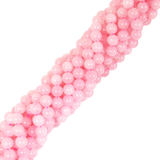 Rose Quartz; 10mm - Round: 1 Strand
