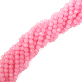 Rose Quartz; 8mm - Round: 1 Strand
