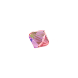 Swarovski Crystal, Bicone, 8MM - Light Rose AB; 20pcs