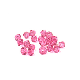 Swarovski Crystal, Bicone, 4mm - Rose; 20 pcs