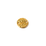TierraCast, Hammered Round Link Gold, 11 x 11 mm - 1 piece