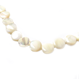 Round Mother of Pearl, 8mm - 1 piece