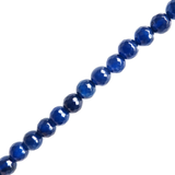 Blue Faceted Agate, 8mm - 1 Strand