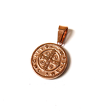 Saint Benedict Pendant, Stainless Steel, 16mm - 1 piece