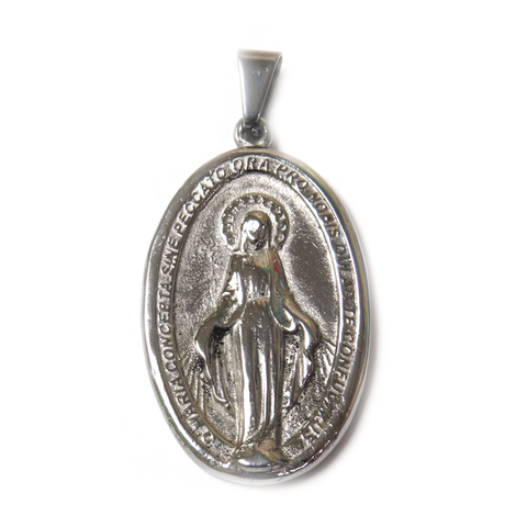 Saint Mary, Stainless Steel, 41x25mm