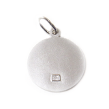 Saint Christopher Charm, Italian Sterling Silver, 21mm - 1 piece