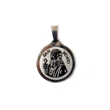 Saint Benedict Pendant, Stainless Steel, 19mm - 1 piece