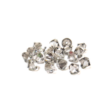 Swarovski Crystal, Bicone, 6mm - Crystal Satin; 20 pcs