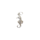 Sea Horse Charm, Sterling Silver, 15x7mm - 1 piece