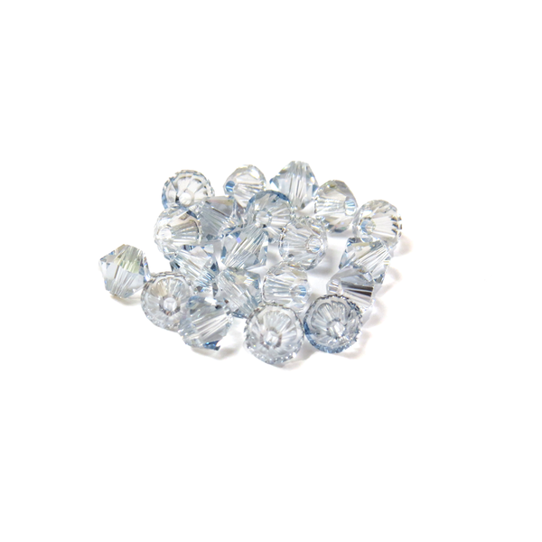 Swarovski Crystal, Bicone, 5MM - Shadow Crystal AB; 20pcs