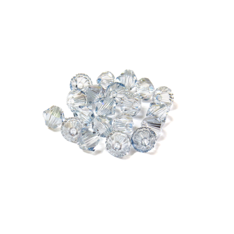 Swarovski Crystal, Bicone, 5MM - Shadow Crystal AB; 20pcs