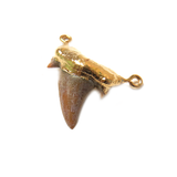 Shark Tooth Double Link Pendant, 27x22mm - 1 piece