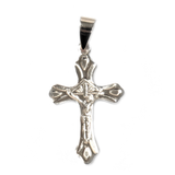 Sterling Silver Cross Pendant, 35x21mm - 1 piece