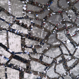 Ella,Sequins, Silver, 54" Wide- 1 Yard