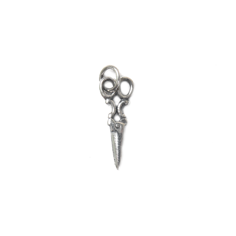 Scissor Charm, Sterling Silver,16x6mm - 1 piece