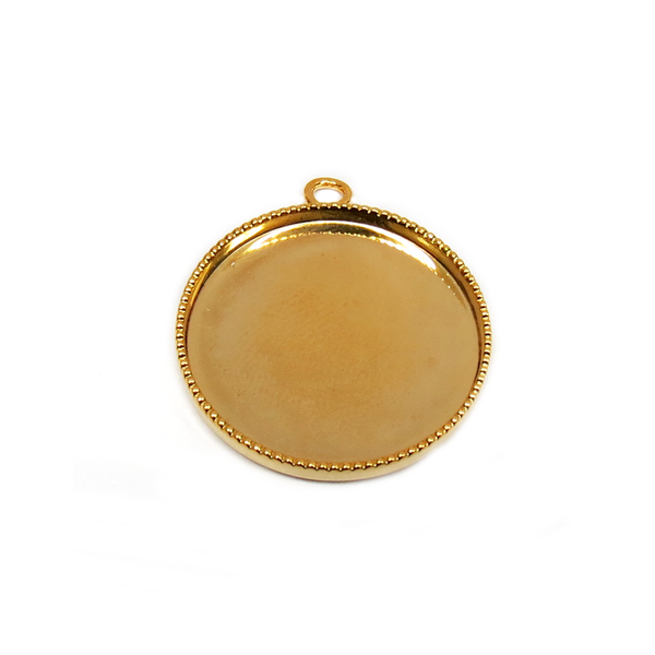 Small Gold, Bezel Cup, 21mm; 1 piece