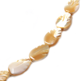 Small Leaf Mother of Pearl, 11x7mm - 1 piece