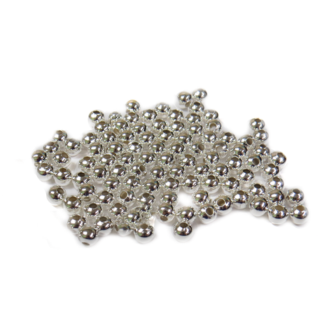 Smooth Round, Brass 5mm - Silver
