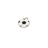 Soccer Ball Charm - Silver