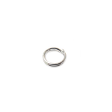 Split Ring Round, Sterling Silver, 6mm - 1 piece