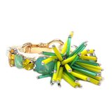 Explotion Bracelet Yellow & Green, 7 inches - 1 piece
