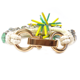 Explotion Bracelet Yellow & Green, 7 inches - 1 piece