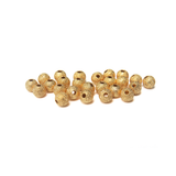 Stardust Spacer Bead, Gold Plated-6mm; 25pcs