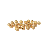 Stardust Spacer Bead, Gold Plated-6mm; 25pcs
