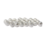 Stardust Spacer Beads, Silver-8mm; 25pcs