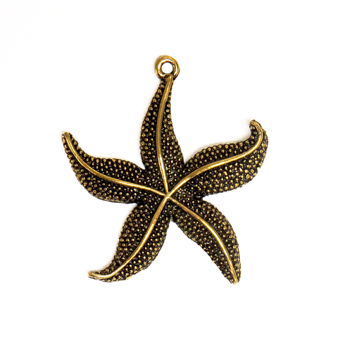 Starfish Charm - Gold