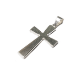 Celtic Sterling Silver Cross Pendant 2, 31x19mm, Silver; 1 piece