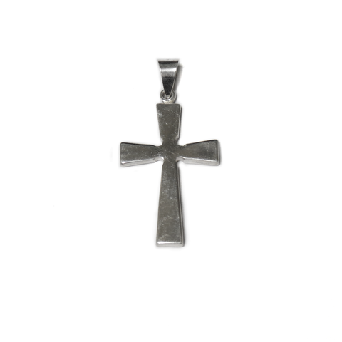 Celtic Sterling Silver Cross Pendant 2, 31x19mm, Silver; 1 piece