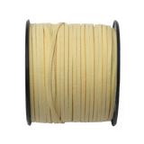 Suede Cord, 3mm-Lt. Yellow;per yard