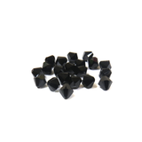Swarovski Crystal, Bicone, 6mm - Jet; 20 pcs