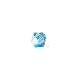 Swarovski Crystal, Bicone, 4mm - Aquamarine AB; 20 pcs