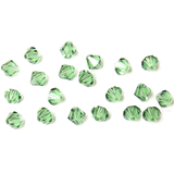 Swarovski Crystal, Bicone, 8mm - Erinite; 20 pcs
