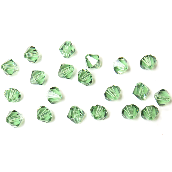 Swarovski Crystal, Bicone, 8mm - Erinite; 20 pcs