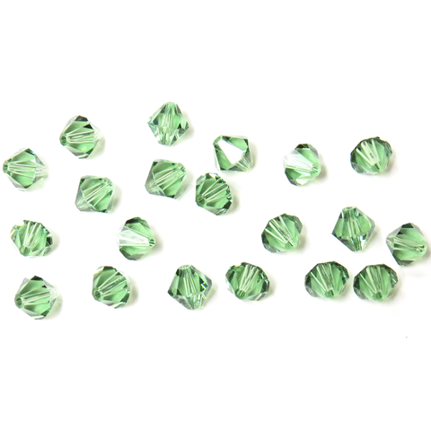 Swarovski Crystal, Bicone, 8mm - Erinite; 20 pcs