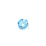 Swarovski Crystal, Bicone, 4mm - Aquamarine; 20 pcs