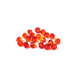Swarovski Crystal, Bicone, 4mm - Fire Opal; 20 pcs