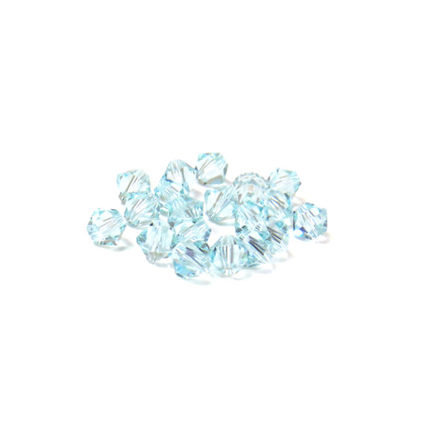 Swarovski Crystal, Bicone, 4mm - Light Azore; 20 pcs