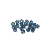 Swarovski Crystal, Bicone, 4mm - Montana; 20 pcs
